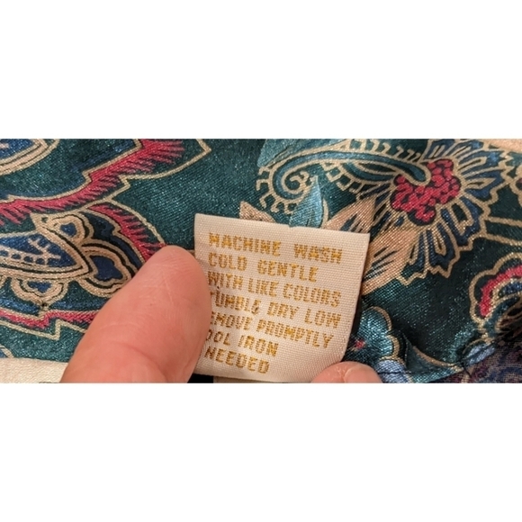 Victoria's Secret Vintage Gold Label Sheer Floral Kimono Robe with Sash - Picture 4 of 6